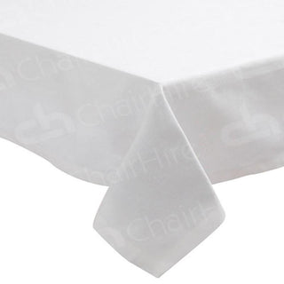 6ft Rectangular Table Cloth - White Table Cloth