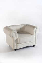 Poltrona Chesterfield Bianca