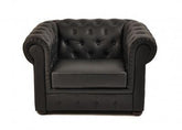 Poltrona Chesterfield Nera